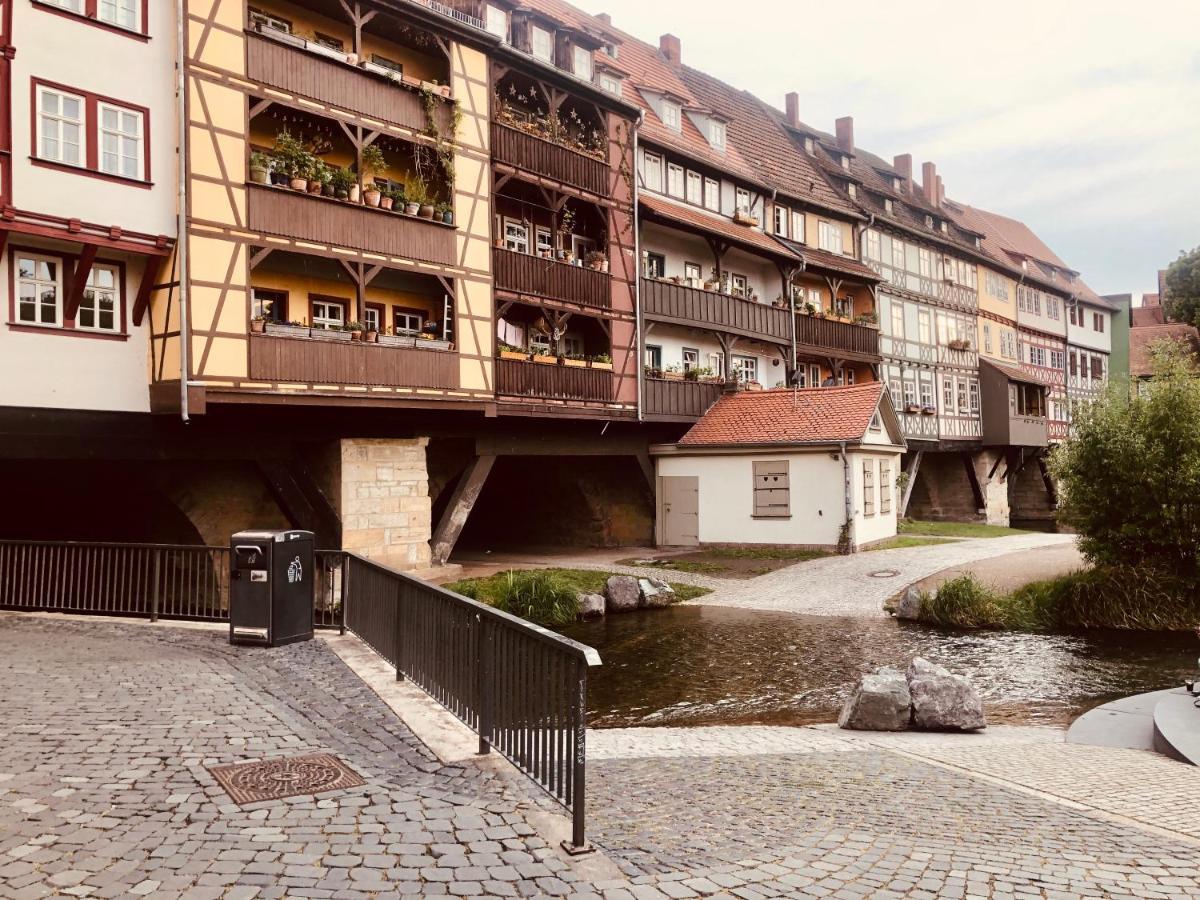 Ferienwohnungen Mey Haus Zum Rosenstock 埃尔福特 外观 照片