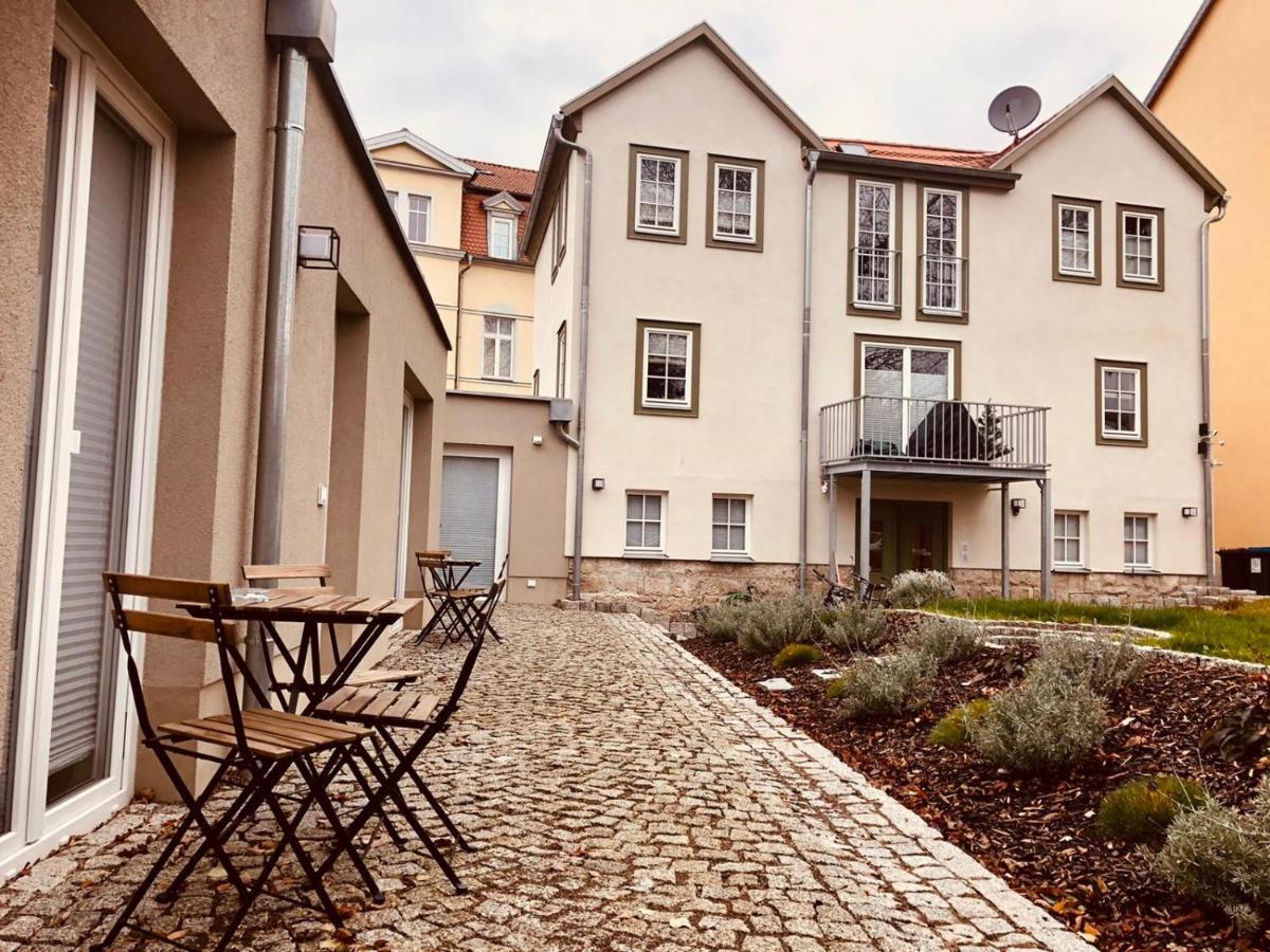 Ferienwohnungen Mey Haus Zum Rosenstock 埃尔福特 外观 照片