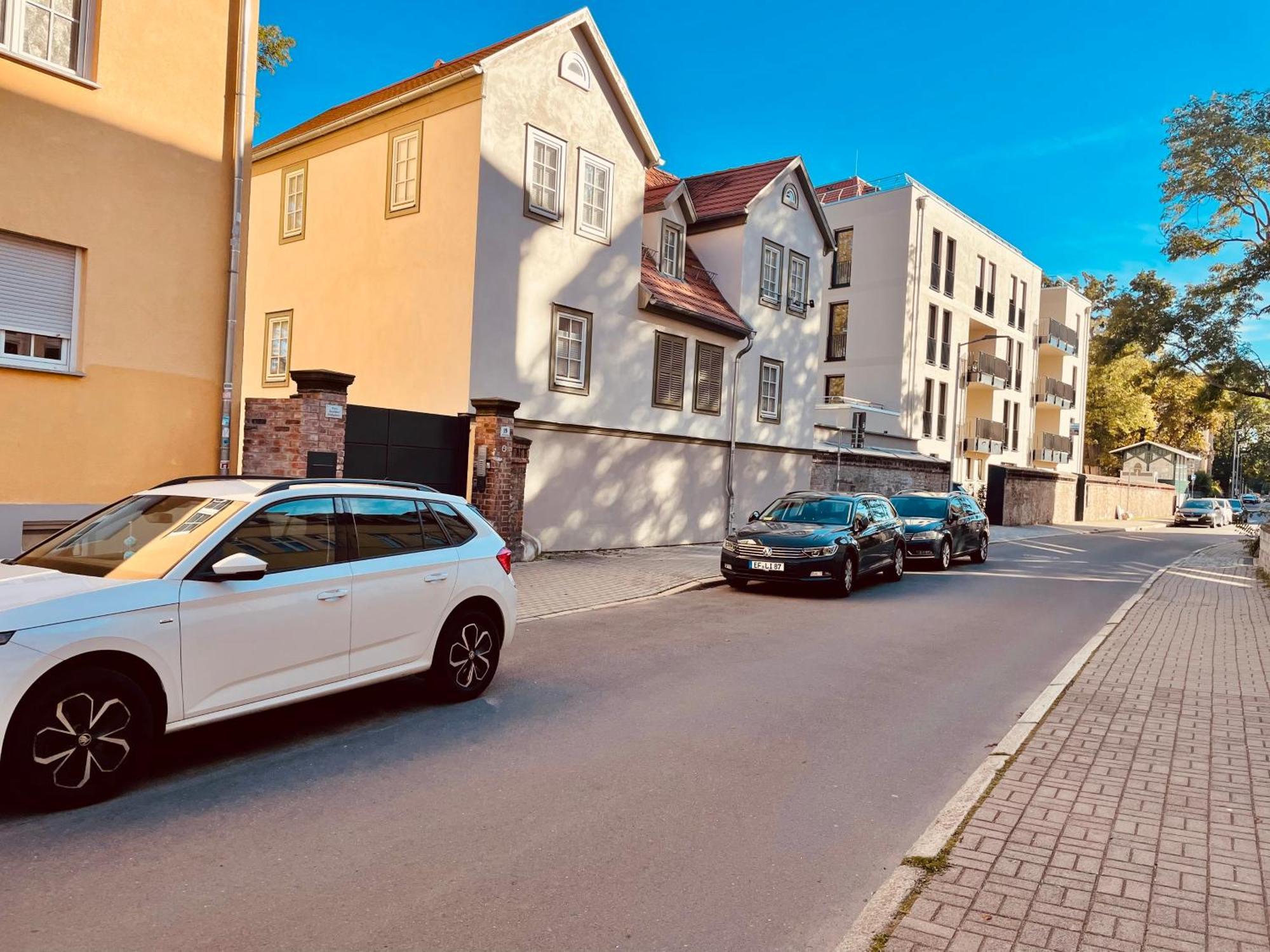 Ferienwohnungen Mey Haus Zum Rosenstock 埃尔福特 外观 照片